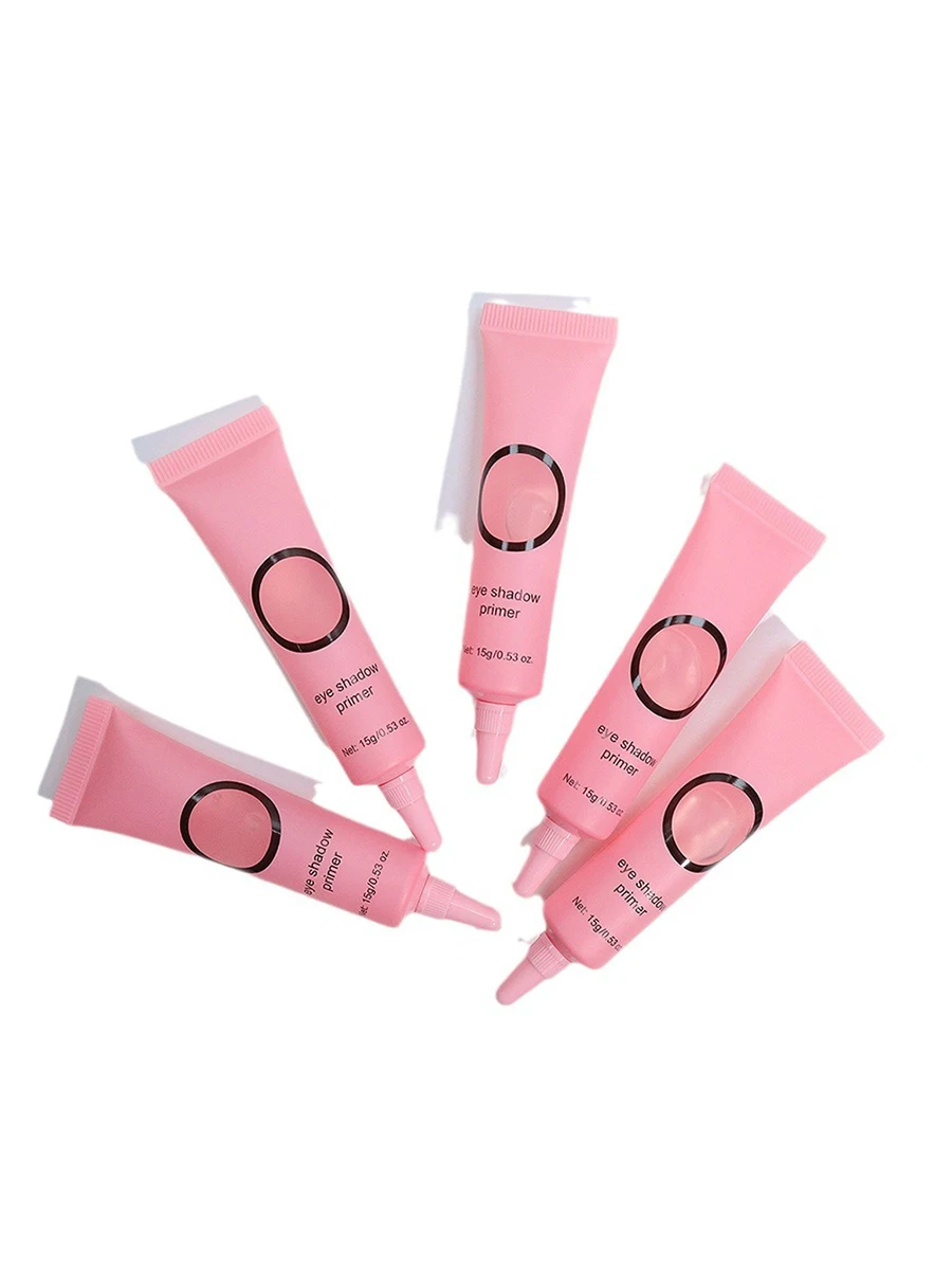 15g Private Label Makeup Base Custom Bulk Pink Hose Tube Box Makeup Primer Isolated Moisturizer Eye Make Up Brighten Skin Vegan