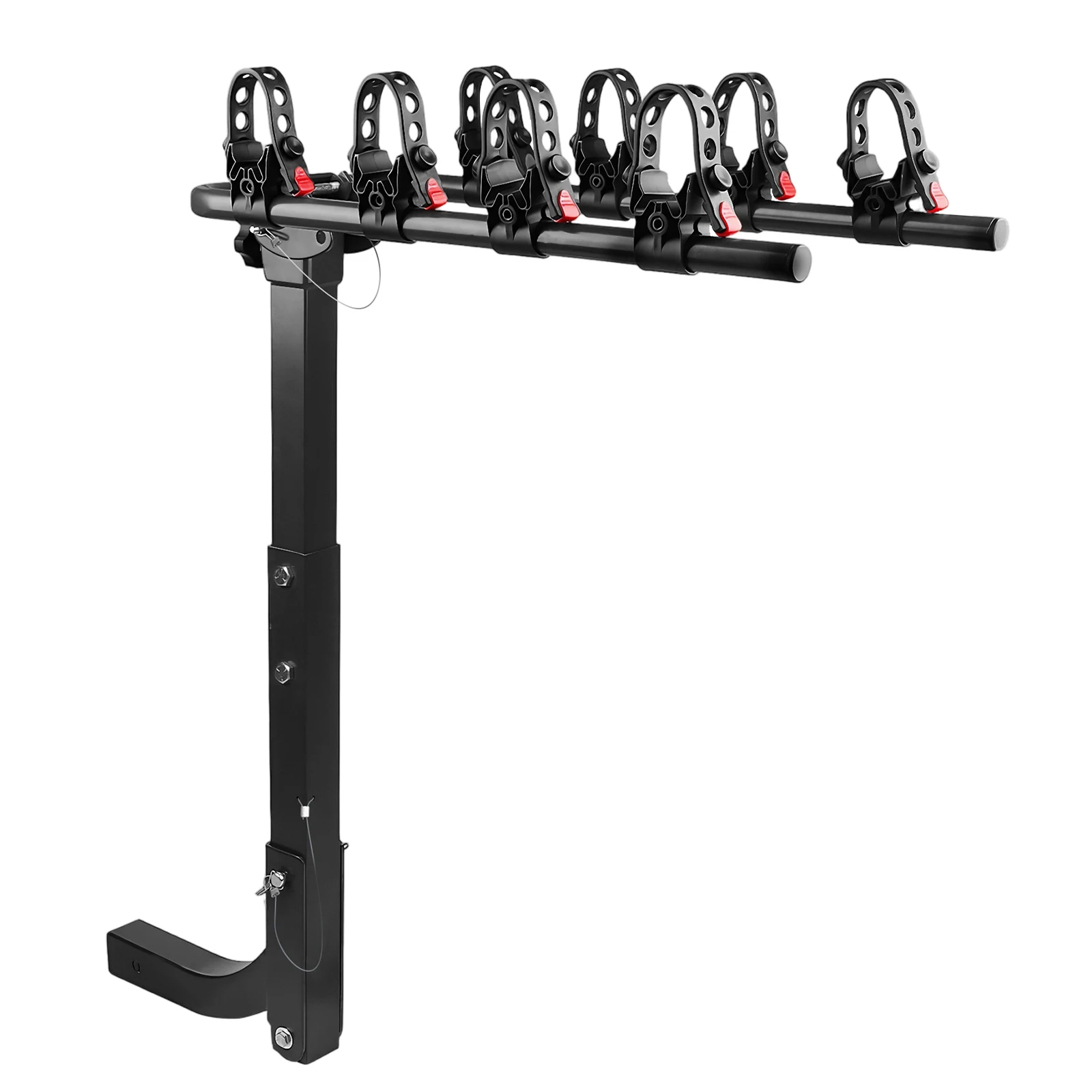 

4-Bike Hitch Mount Rack for Car SUV and Truck (2-Inch Receiver) Hitch Mount Bike Rack Foldable Anti-Rattle Stability