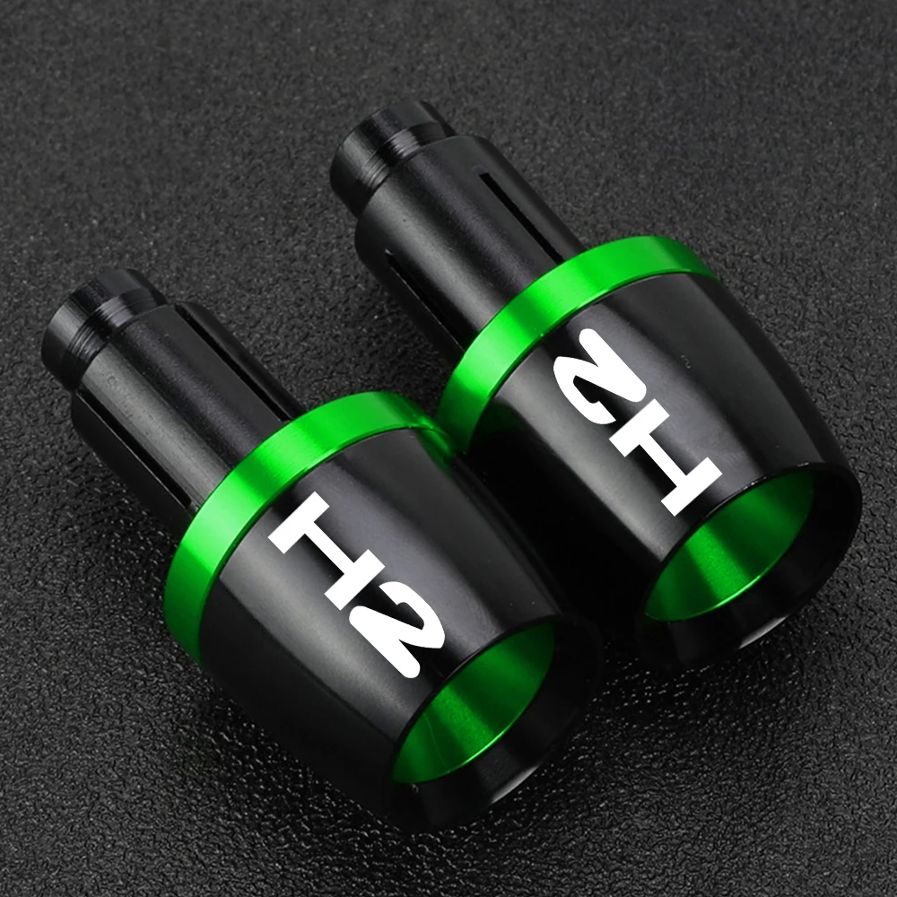 For Kawasaki H2 H2R 2015 2016 2017 2018 2019 2020 2021~2024 Motorcycle Accessories Handlebar Grips Ends Handle Bar Cap End Plug