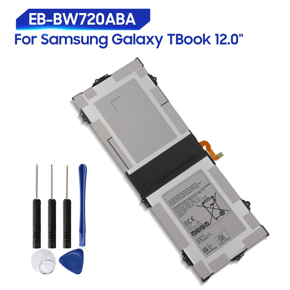 

Replacement Battery EB-BW720ABE For Samsung Galaxy TBook 12.0" 12 inches Rechargeable Battery EB-BW720ABA 5070mAh