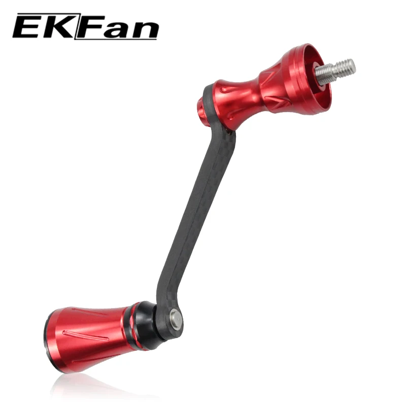 

EKfan Upgrade Version Carbon Fiber Fishing Reel Handle & Aluminum Alloy Knob Suitable For SHI Spinning Fishing Tackle Accessory