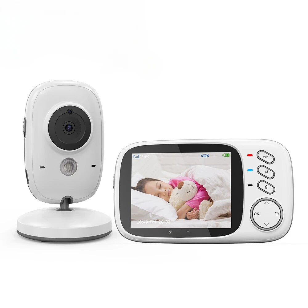 VB603 Video Baby Monitor 2.4G Wireless With 3.2 Inches LCD 2 Way Audio Talk Night Vision Surveillance Security Camera Babysitter