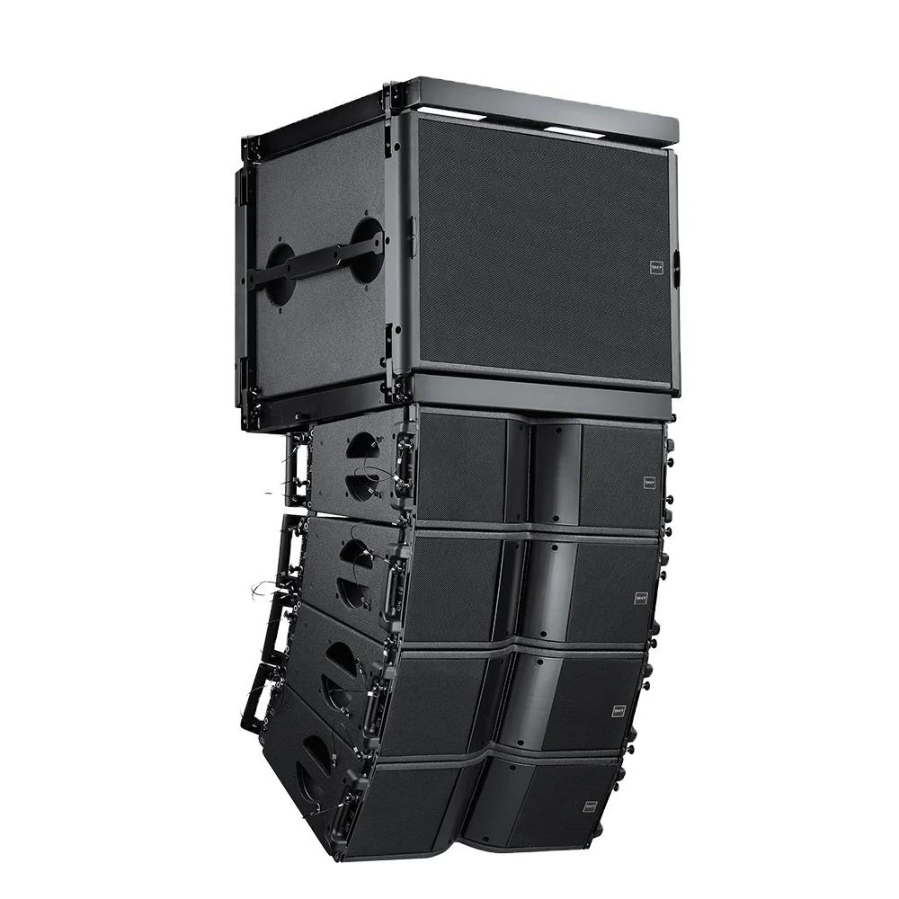 

High Quality Powered Line Array Speaker Audio System with Double 8 Inch Full Range