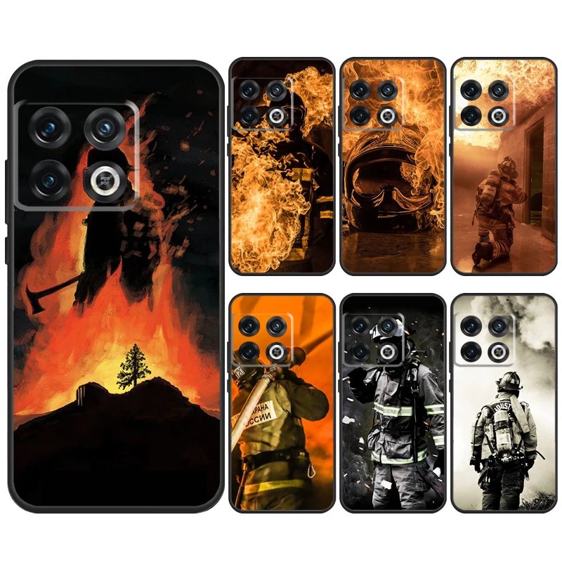 Fire Fighter Hero Case For OnePlus Nord CE 4 2 3 Lite N10 N20 OnePlus 12 11 9 10 Pro 8T 9RT 10T 10R 12R Cover