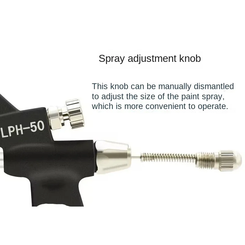 99805LPH-50 Small Spray Gun Low Pressure High Atomization Car Furniture Repair Leather Small Spray Gun Paint Gun Small C