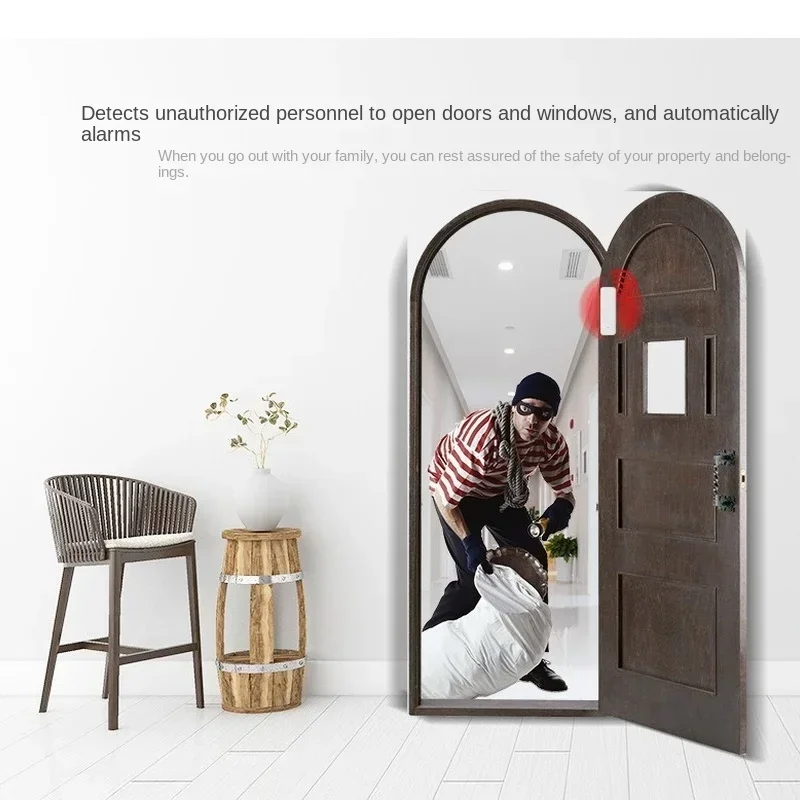Smart Door and Window Sensor Zigbee Smart Door Magnetic Graffiti Smart Door and Window Sensor