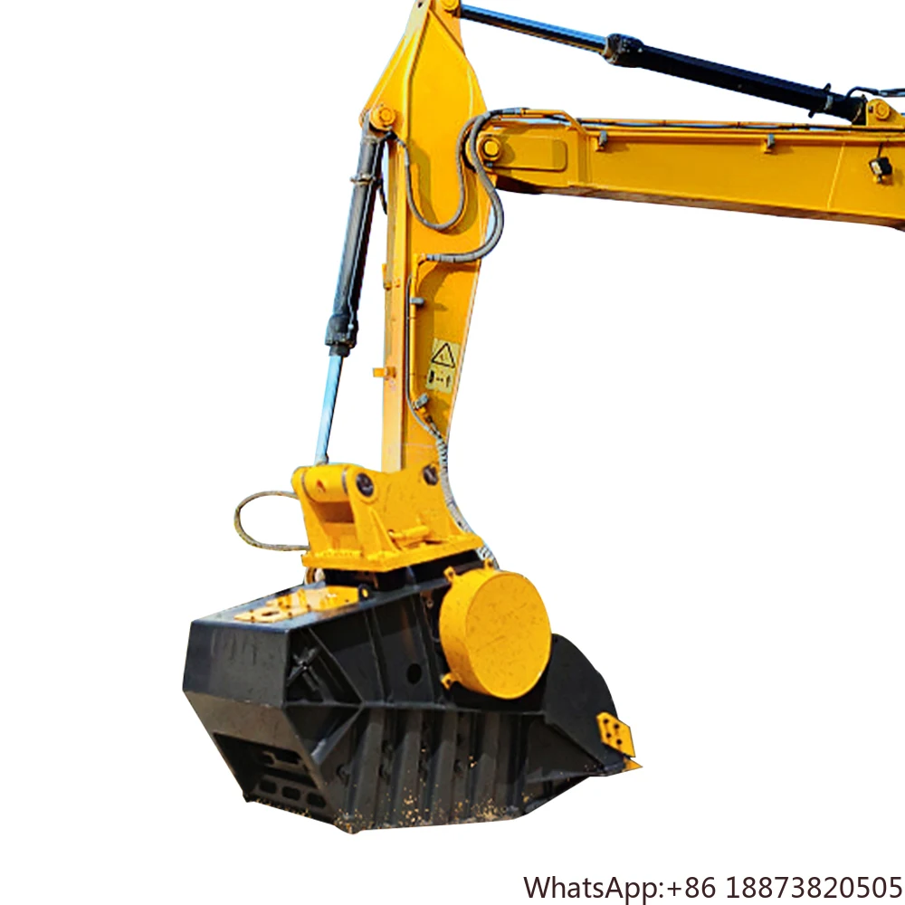 high performance High Quality Concrete Crusher Mining Project Crusher Bucket For Excavator