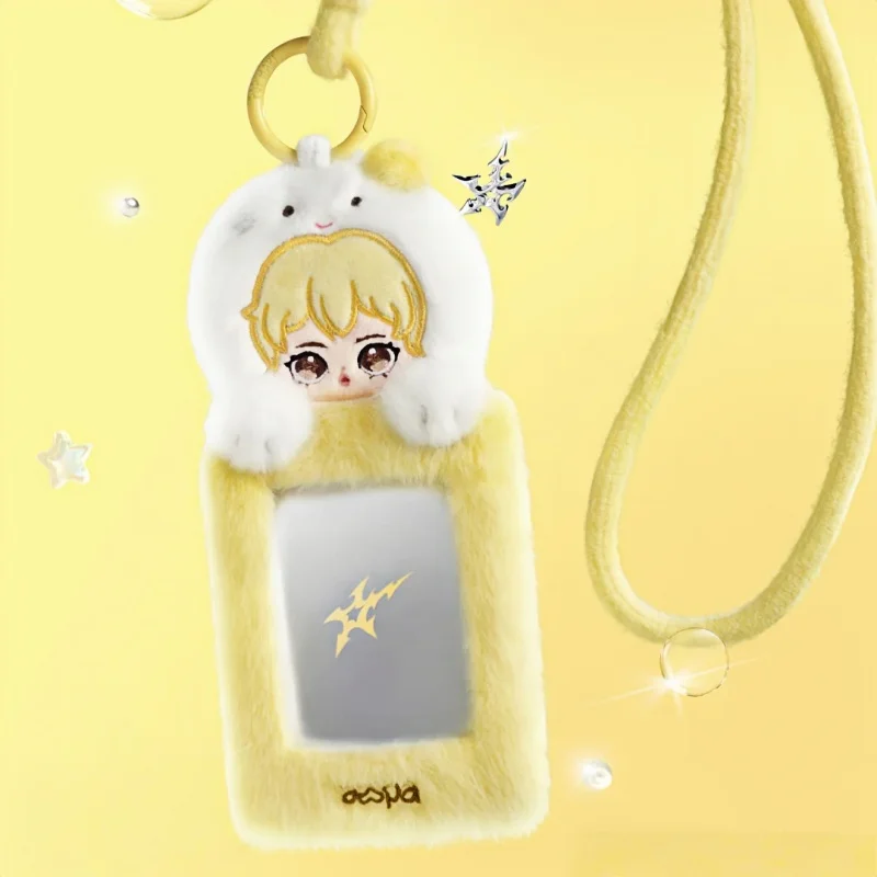 POPMART Aespa Fluffy Card Holder K-pop Photocard Collection Plush