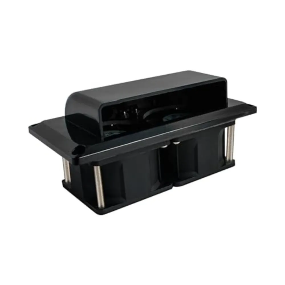 DC12V RV Side Exhaust Fan Rated Power 15W Black Plastic Housing 12V Ventilation Fan Dual Fan Vehicle Exhaust Fan