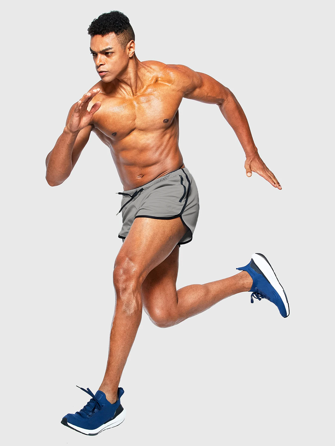 Neue Herren-Strandshorts, Laufshorts, 3-Zoll Schnelltrocknende Fitness-Laufshorts, Modische Fitness-Shorts – Detail 14