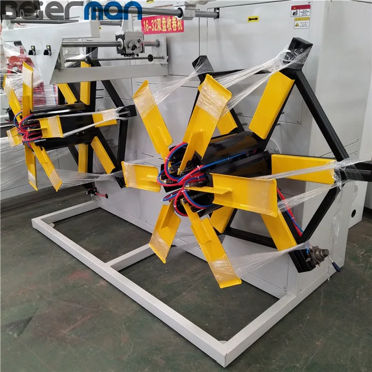 Plastic Single double Position Corrugated Pipe Automatic Winder Coiling Machine