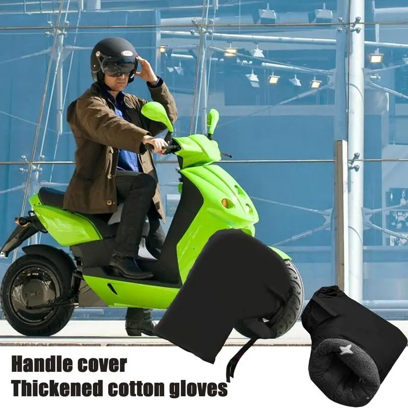 

Motorcycle Handlebar Muffs Waterproof Winter Bar Gloves Universal Winter Warmer Cover Gloves For Scooters Motorbike Accessories