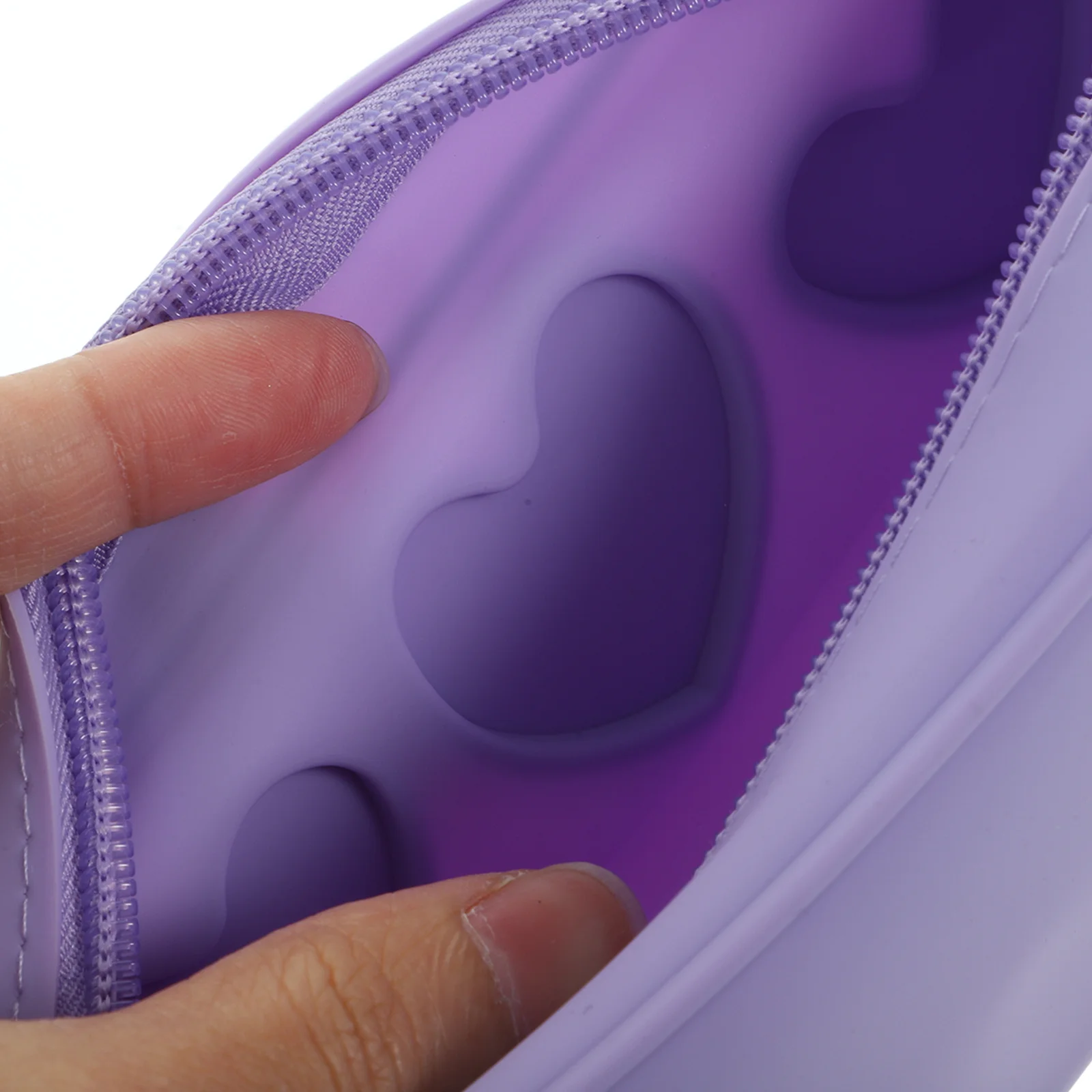 

Silicone Makeup Brush Holder Travel Case Portable Zipper Design Compact Beauty Organizer for Makeup Brushes and Accessories