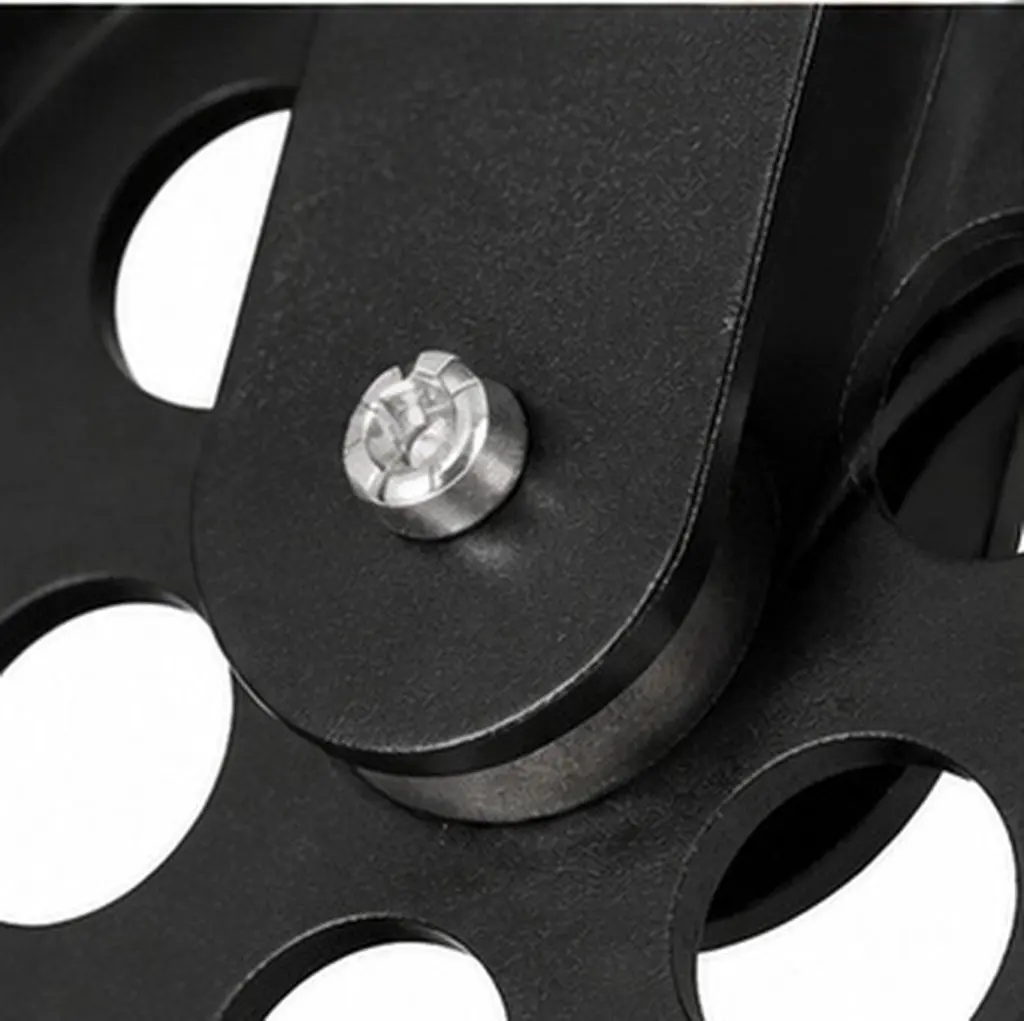 2Pcs Vintage Light Pulley System Black Heavy Duty Ceiling Mount Adjustable Lamp Pulley for Pendant Lights
