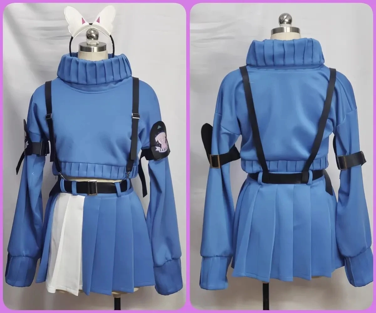 Gioco Blue Archive KAZEKURA MOE Cosplay Costume Party Suit Top gonne uniforme donna Gilrls Halloween gioco di ruolo parrucca scarpe Anime