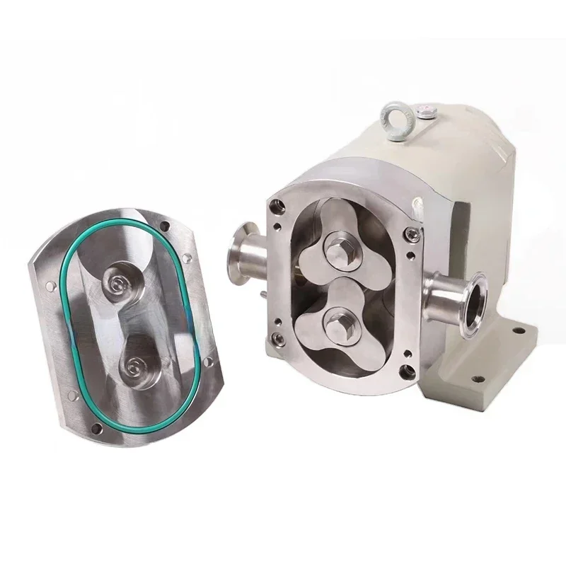 

Hot SalesGear Pump High Viscosity Material Transfer Pump Sanitary Lobe Pump For Milk Chocolate