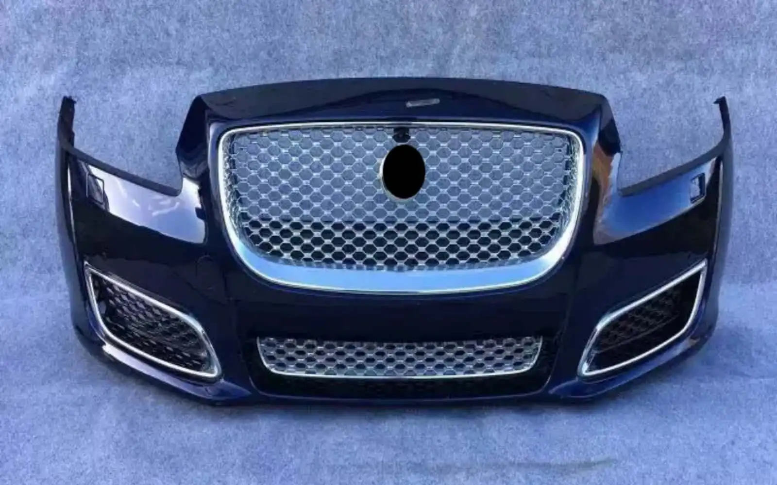 Car Front bumper surrounded Body kit front radiator grille fog lamp frame for Jaguar XJL