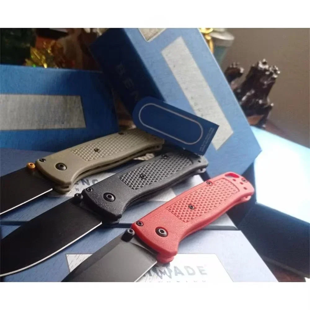 BM Bugout 535 EDC Folding Pocket Knife 440C Blade Nylon Fiber Handle Portable Hunting Outdoor Self-defense Camping Tool