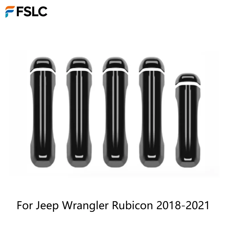 

⭐Genuine⭐ Car Upgrade For Jeep Wrangler Rubicon 2018-2021 ABS Chrome Car Door Handle Scratch Resistant Cover Accessories