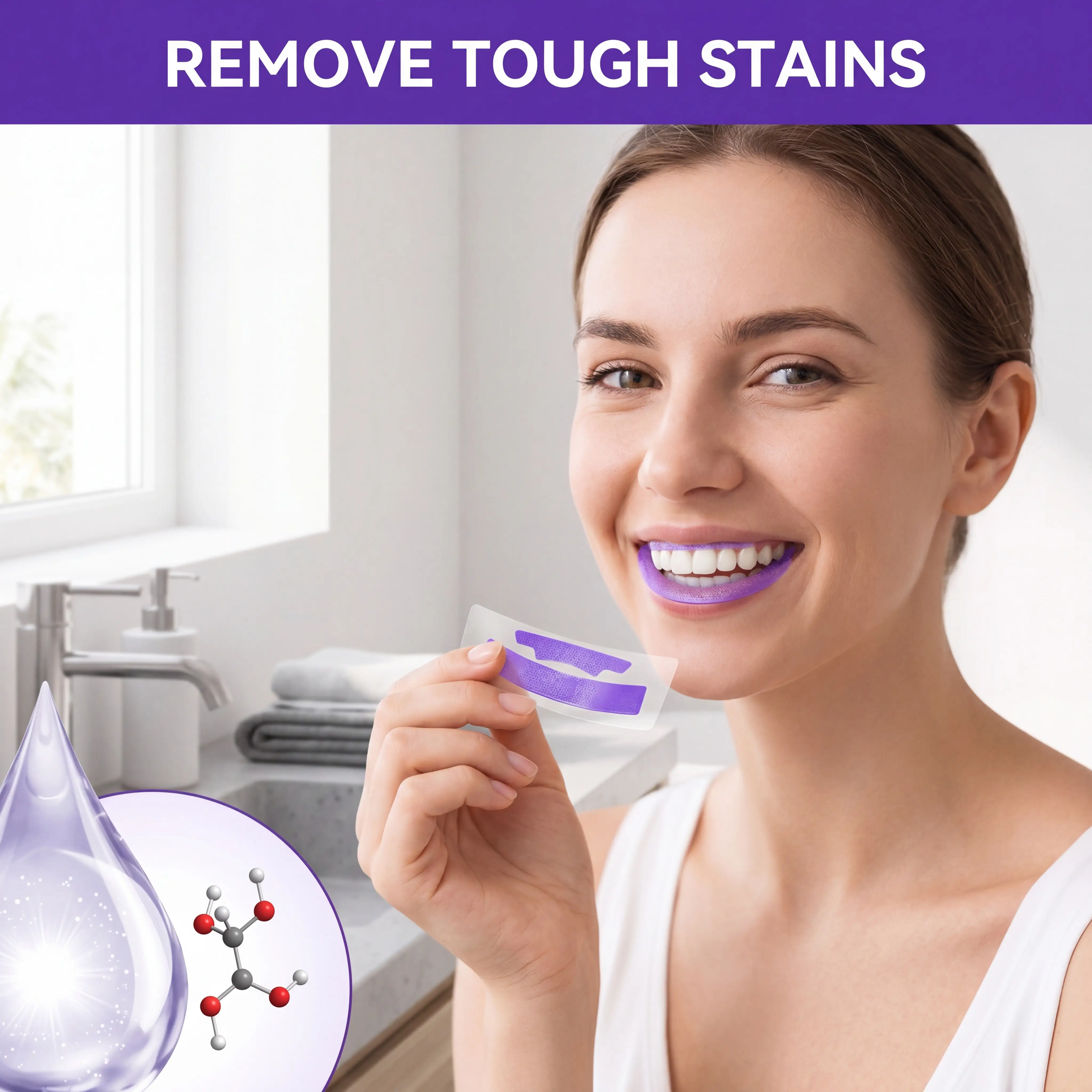 7 bandes dentaires violettes p - Teeth Whitening At Home avis et prix