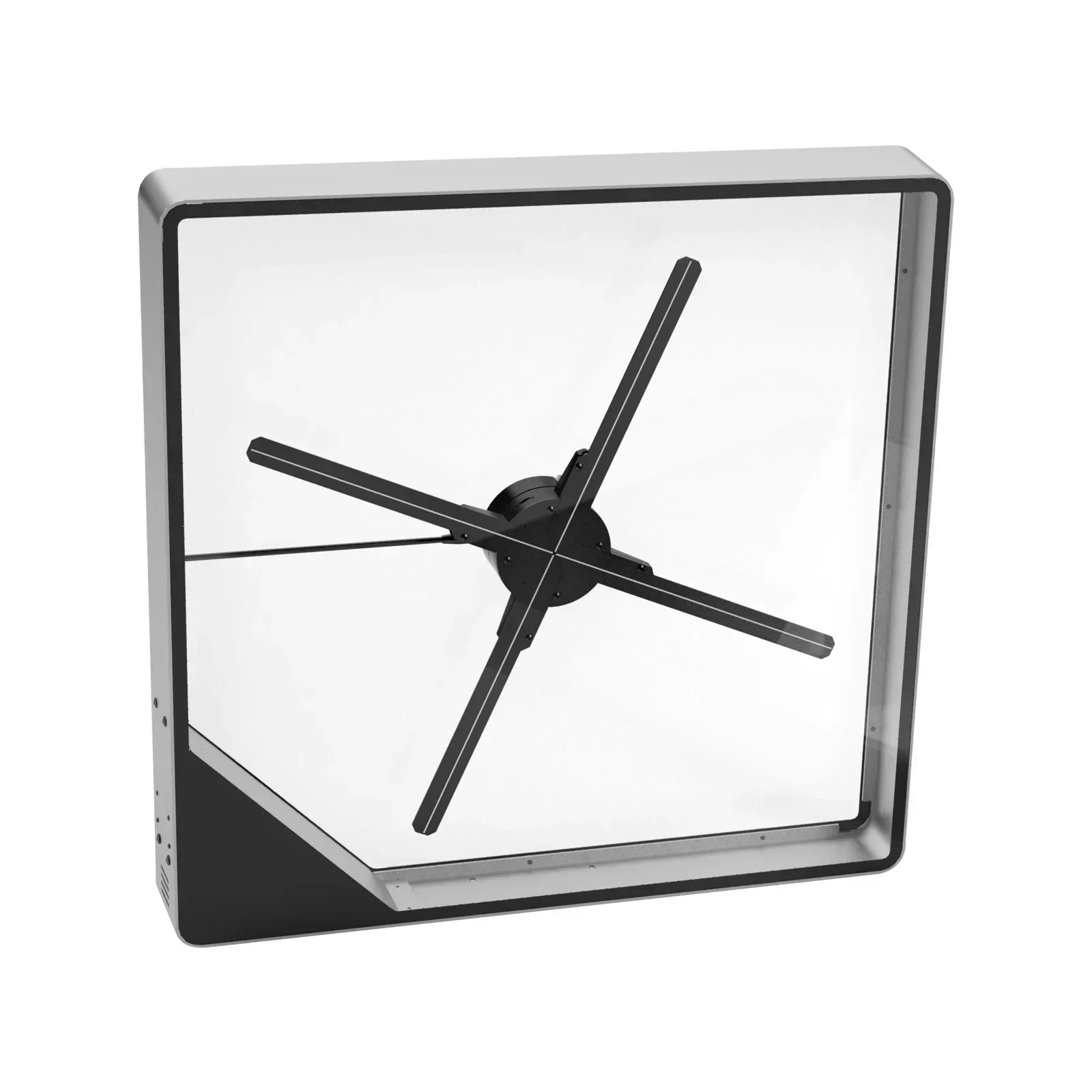 Hot Sale DH 65 65 cm Metal Frame Hologram Advertising Displayer Built In Speaker For Commercial / Indoor Office Advertising Show