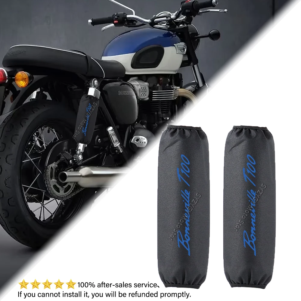 

For BONNEVILLE T100 Motorcycle rear shock-absorbing waterproof Motorcycle dustproof and anti-rust protective cover