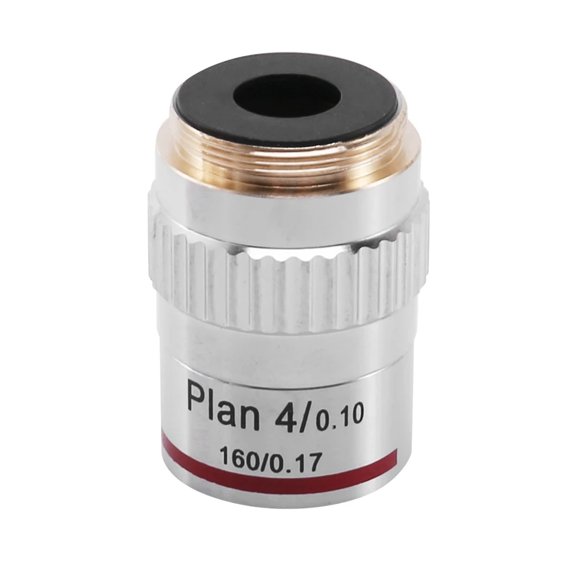 2X المجهر خطة الوني الهدف عدسة 4X البيولوجية المجهر المعدني الأهداف