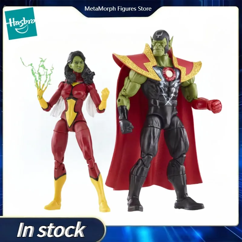 hasbro-marvel-legends-series-60th-anniversary-avengers-beyond-earth'-mightiest-skrull-queen-super-skrull-action-figure-toys