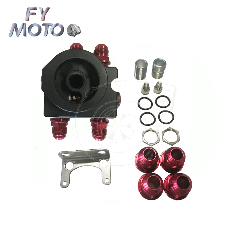 Thermostatic Block Remote Oil Filter & Oil Cooler Relocation