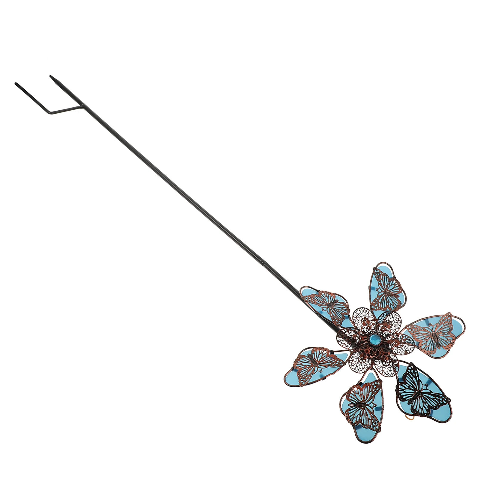 

Luminous Butterfly Garden Decor Metal Yard Windmill Ornament Windmill Decor Outdoor Accessories