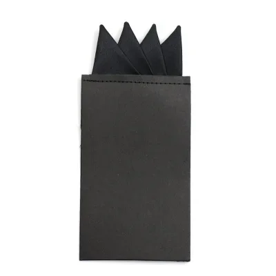 Masculino plug-in bolso quadrado preto marrom laranja sólido hanky ajuste homem acessórios de negócios noivo vestido de casamento lenços