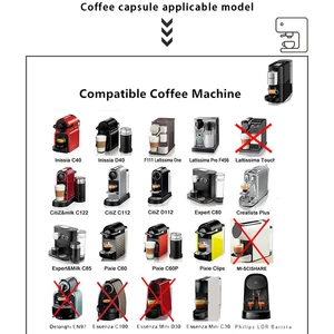 Nespresso kapsül doldurulabilir ve bir kaşık ve bir fırça ile şarj edilebilir, fasulye, Kahve, 6 adet En iyi 10 satış-fincan kahve-no. 2