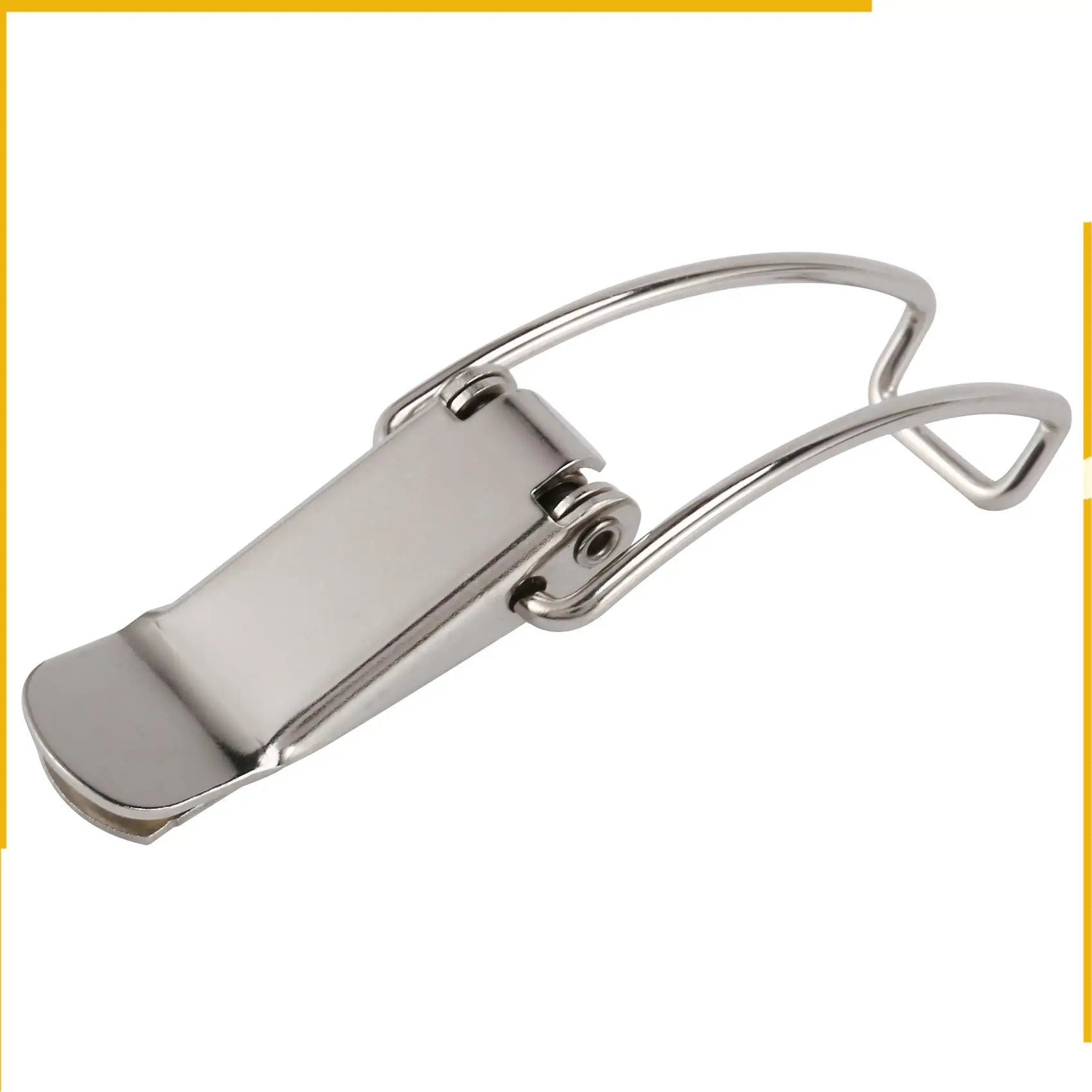 A92P الفولاذ المقاوم للصدأ الربيع غلق بمشبك 304 صندوق من الفولاذ المقاوم للصدأ خزانة الربيع قفل غلق بمشبك صندوق النقل برج مشبك