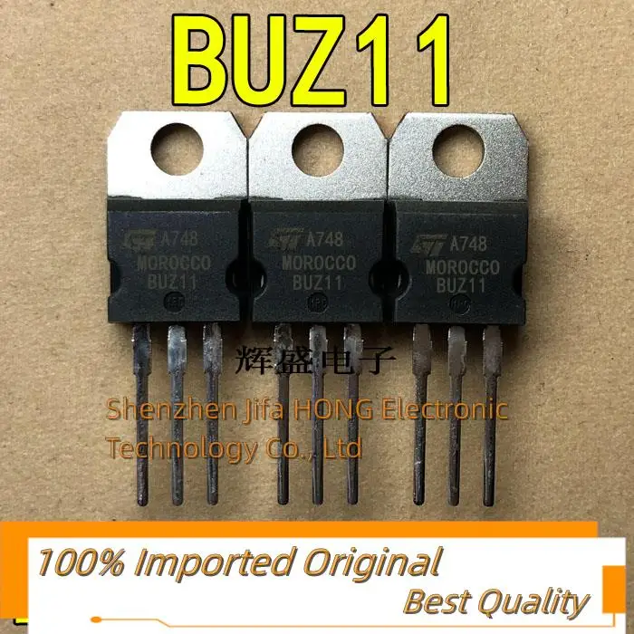 BUZ11 50V 30A a-220 Original importado, mejor calidad, Stock Original, 10 unidades por lote