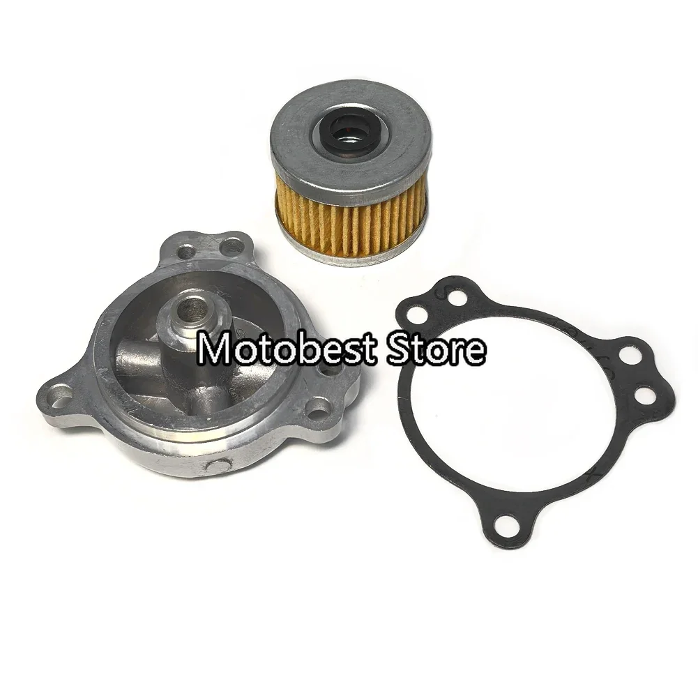 Motorcycle Oil Filter Gasket Filter Element Cover For Loncin Voge 300R / Rr LX300-6A / 6F LX300GS-B 300AC 300GY RALLY 300DS