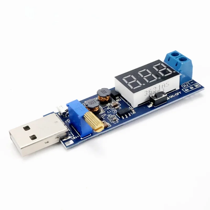 DC-DC 5V to 3.5V / 12V USB Step UP / Down Power Supply Module Adjustable Boost Buck Converter Out DC 1.2V-24V