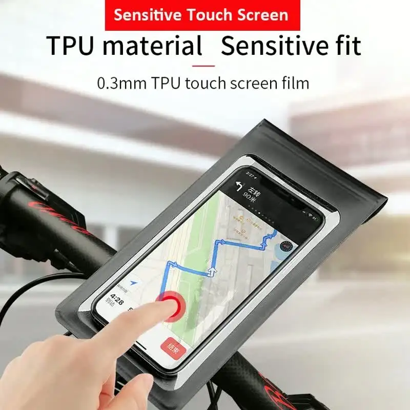 

Waterproof bicycle motorcycle phone holder -360 ° rotation, suitable for 4-6.5 inch smartphones