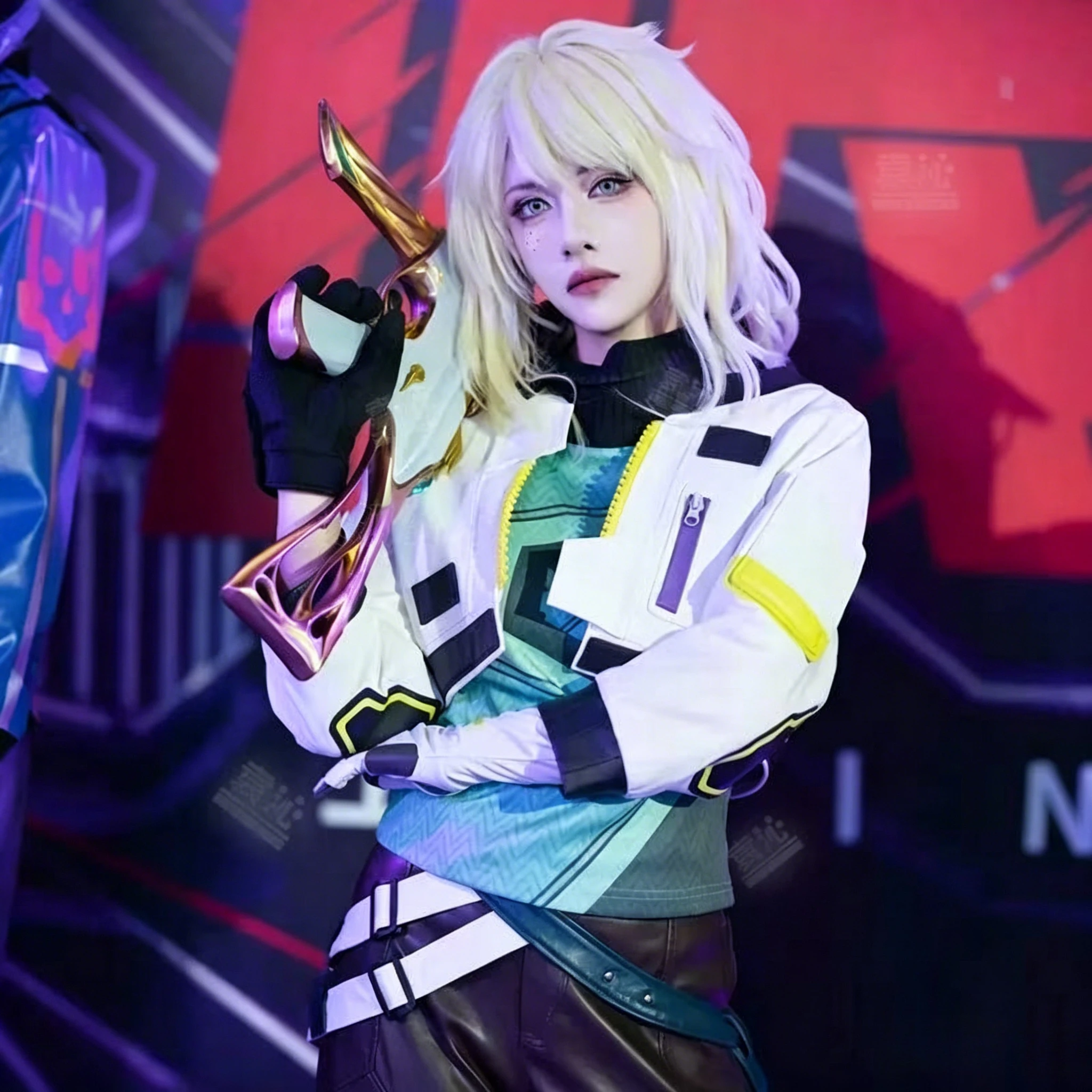 

Game Valorant Deadlock Cosplay Costume Full Set Uniform Outfits Valorant Deadlock Cosplay Costume Halloween Carnival Outfit