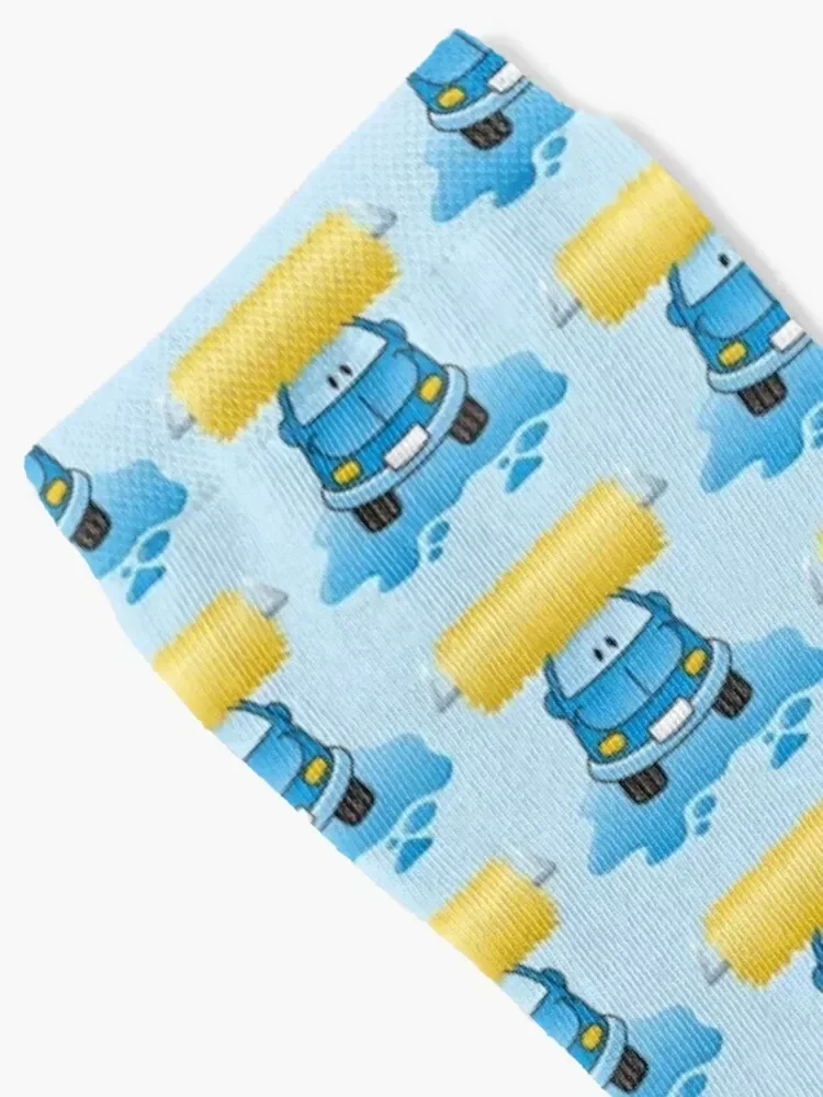 Carwash Cartoon Socks funny gift halloween anti-slip hip hop Socks For Girls Men's