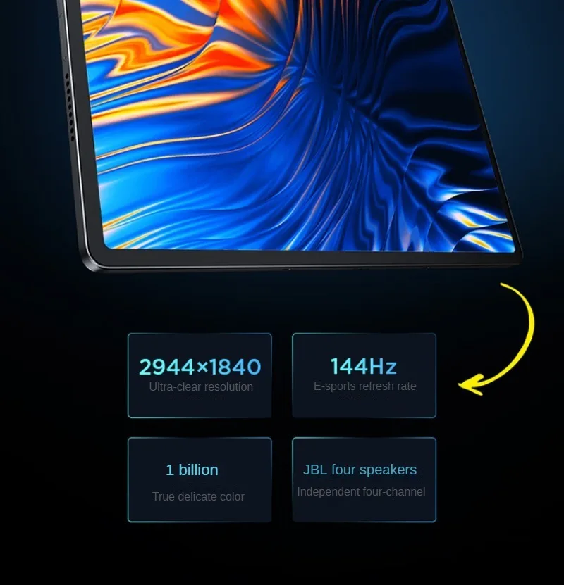 CN ROM Lenovo اللوحي Xiaoxin Pad Pro 12.7 2025 2.9K شاشة LCD 144 هرتز TB375FC 10200 مللي أمبير MTK البعد 8300 45 واط شحن سريع