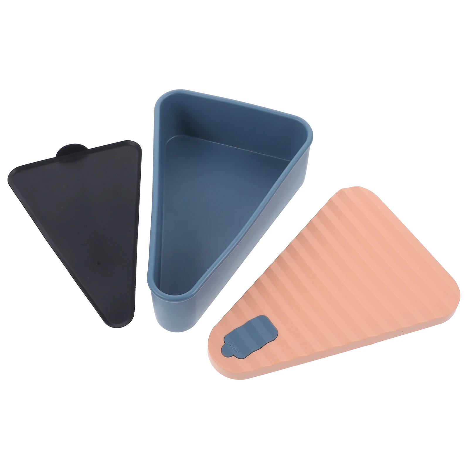 

Silicone Food Slice Storage Case Pizza Box Lid Microwave Safe Storage Pizza Leftover Container Case Slice Holder Container
