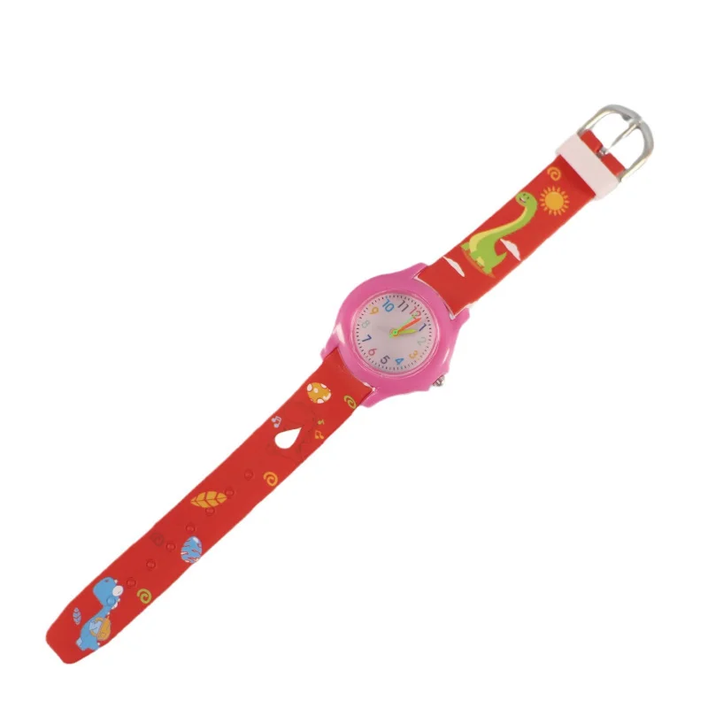 Reloj con estampado de película de silicona para niños y niñas, juguetes de escuela primaria, reloj de dibujos animados, fábrica en Stock, nuevo