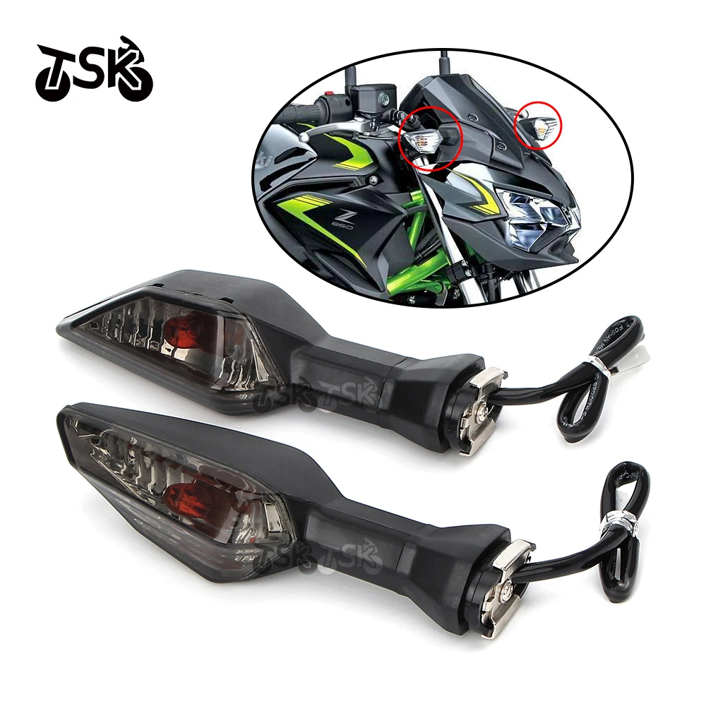 

High quality Front/Rear Turn Signal For KAWASAKI NINJA 400 650 Z1000SX Z650 Z900 Z1000 Z1000R 20172018Motorcycle Indicator Light