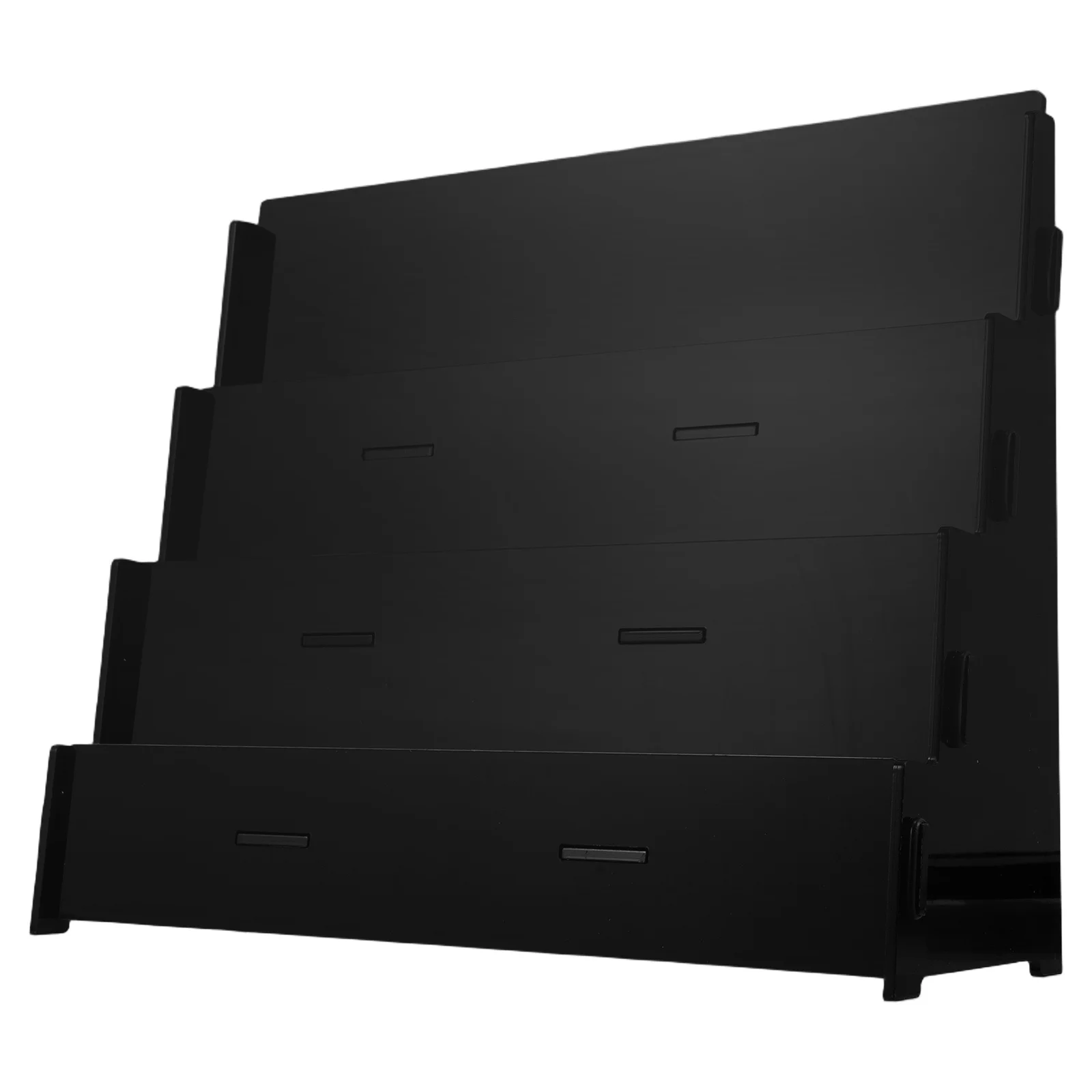 

Baseball Card Display Stand Acrylic 3 Layer Tiered Transparent Tray Sports Trading Card Holder Display Rack Shelf Organizer