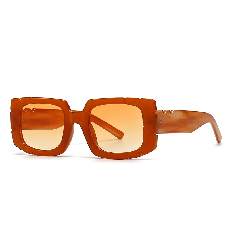 Ins Sunglasses for Women, European and American Street Style, Modern Retro Narrow Rectangular Model Runway Sunglasses 2841