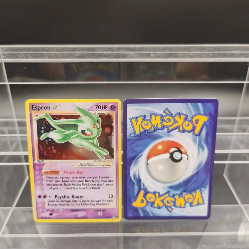 Diy ptcg mau cartão versão coleção cartões umbreon split Earth-1St edição auto feito único cartão clássico jogo anime cartas