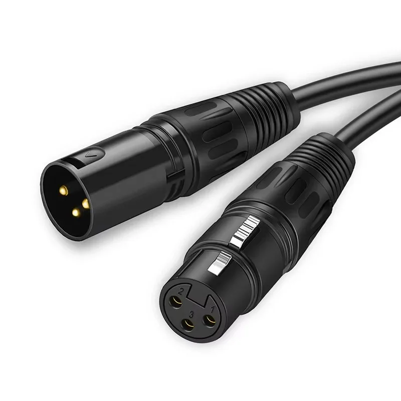 XLR Cable Microphone Cannon Plug Guitar Cable Extension Mikrofon Cable for Audio Mixer Amplifier C117