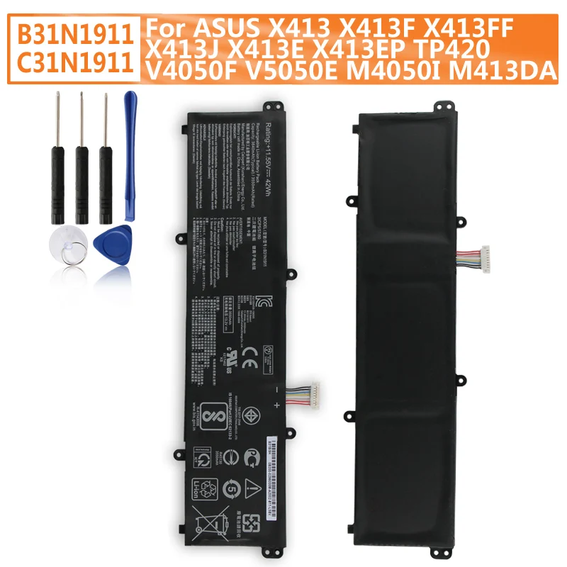 

Сменный аккумулятор B31N1911 C31N1911 для ASUS X413 X413F X413FF X413J X413E X413EP TP420 V4050F V5050E M4050I X421DA X421EA
