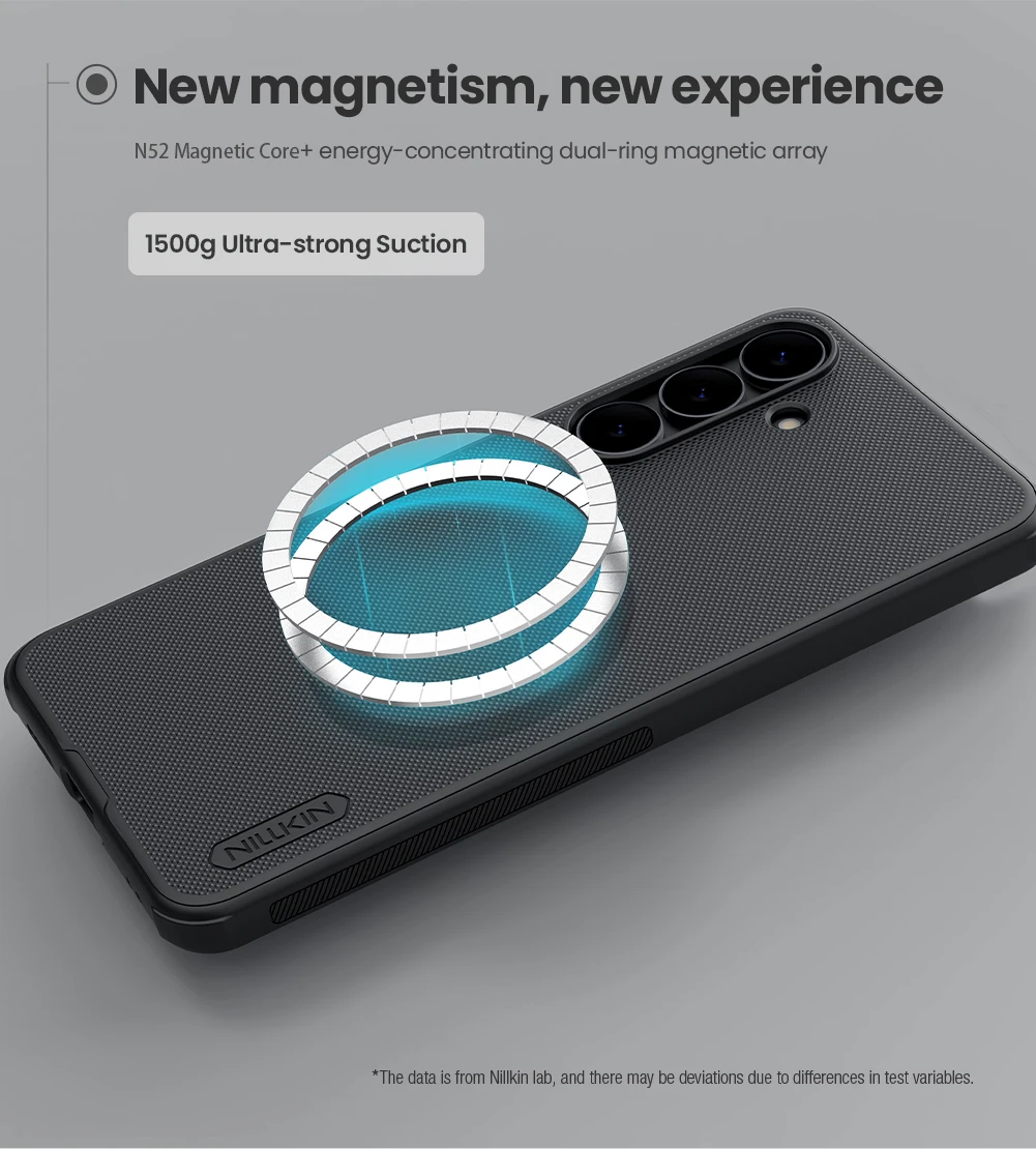 

Чехол Nillkin для Samsung Galaxy S25 FE 5G с магнитным суперматовым экраном Pro Magsafe, ультратонкий тонкий мягкий край, задняя крышка