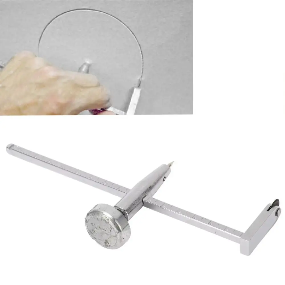 

Professional Grade Adjustable Gypsum Board Drill Spiral Dustbowl Round Cutter Hand Tools Lightweight Hole Cutter Hardware Tools